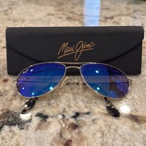 Maui Jim KIDS - BABY BEACH Aviator Non-Rx Polarized Sunglasses |  56-18-120